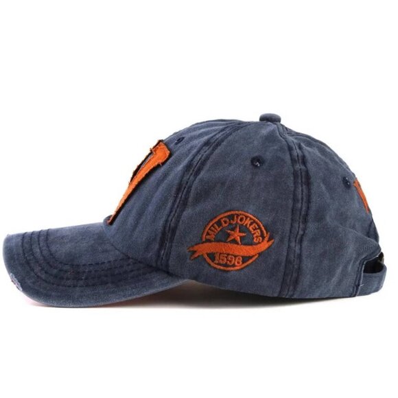 Motorcycle Racing Hat, Retro Vintage Style, Adjustable Strap - Picture 2 of 4